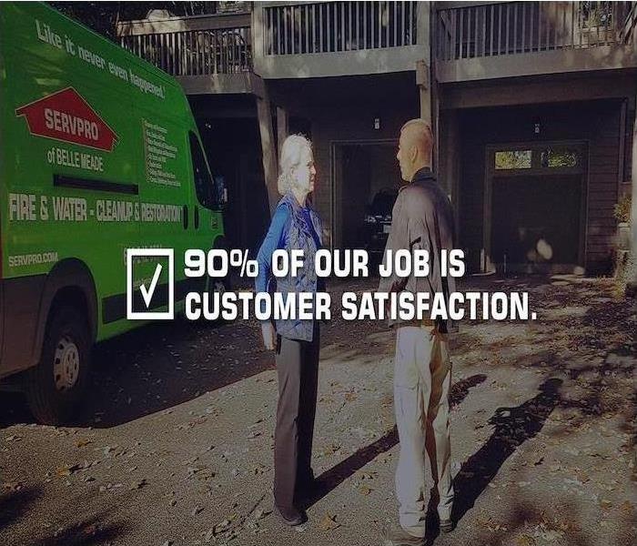 90% of our job is customer satisfaction. 